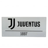 Juventus plaat 1897 wit 40 x 18 cm